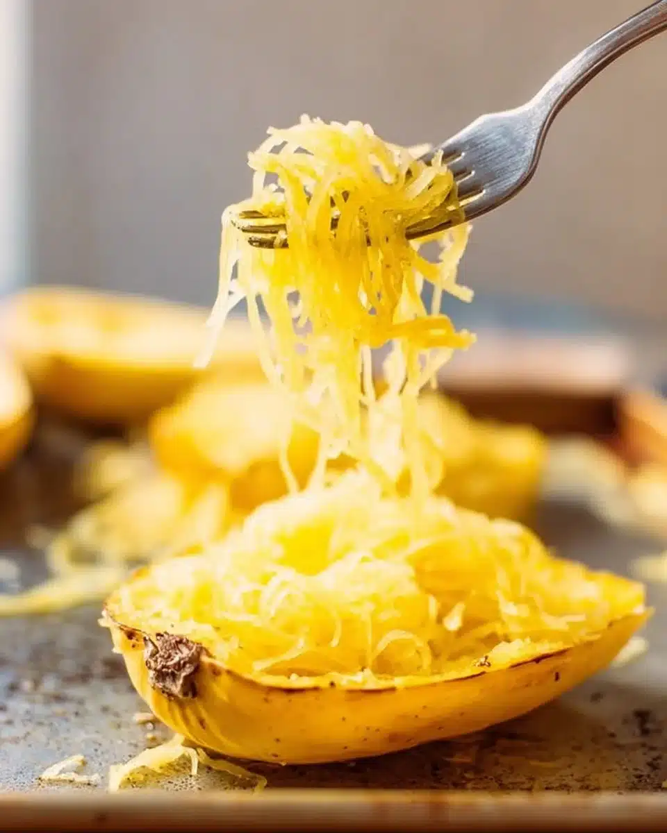 How to Cook Spaghetti Squash (The Best Way) 1 Deliciously cooked spaghetti squash served with fresh herbs and olive oil