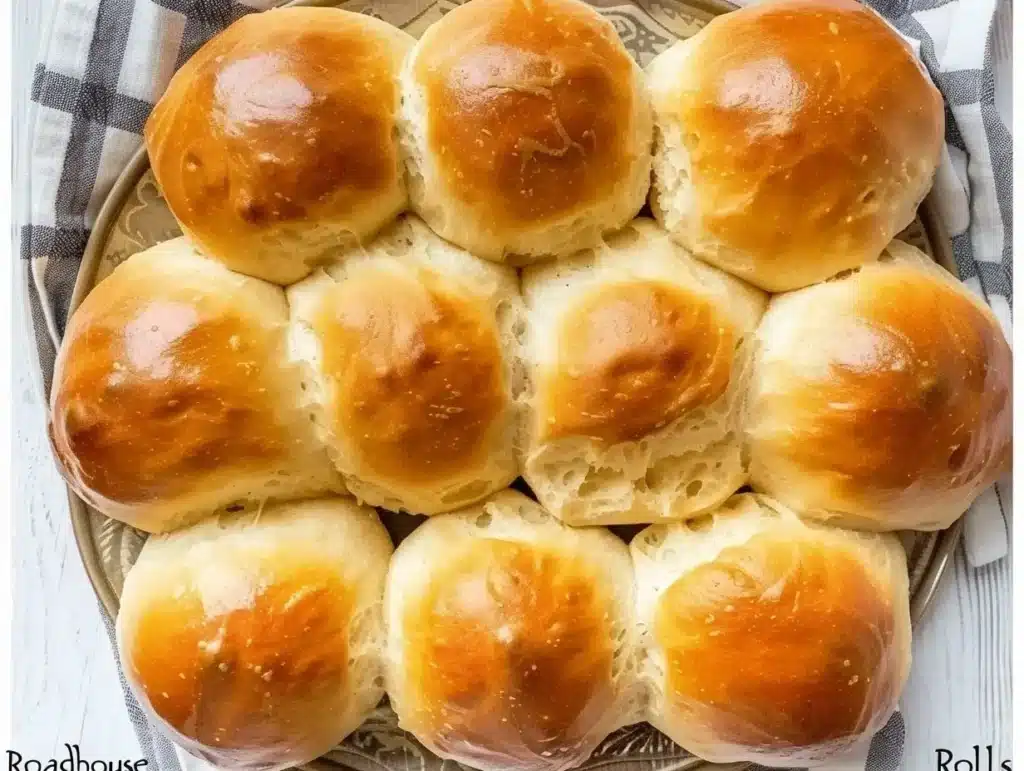 Delicious Texas Roadhouse Rolls served warm with butter