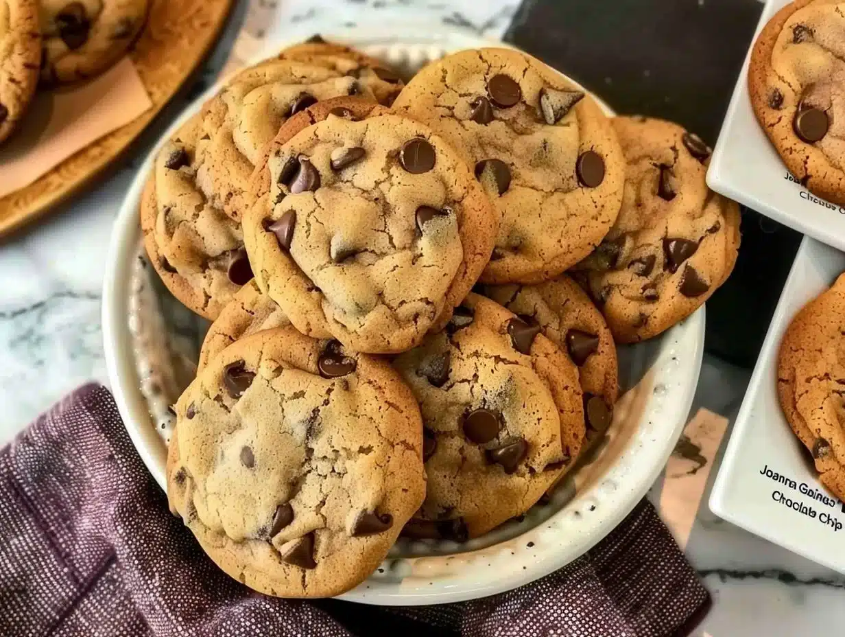 Joanna Gaines' Chocolate Chip Cookies 1 Joanna Gaines' delicious chocolate chip cookies on a baking tray
