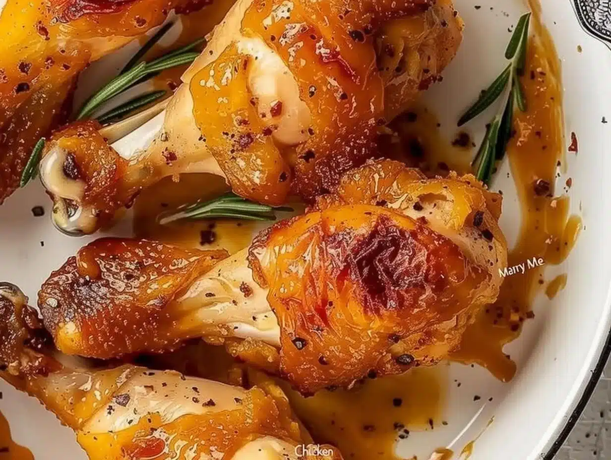 Plate of Marry Me Chicken with creamy sauce and herbs