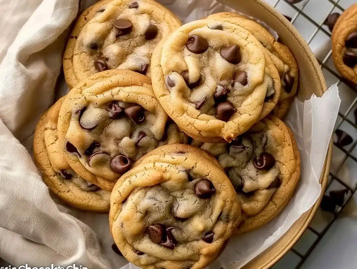 Classic Chocolate Chip Cookies 1 Delicious classic chocolate chip cookies baked to perfection.