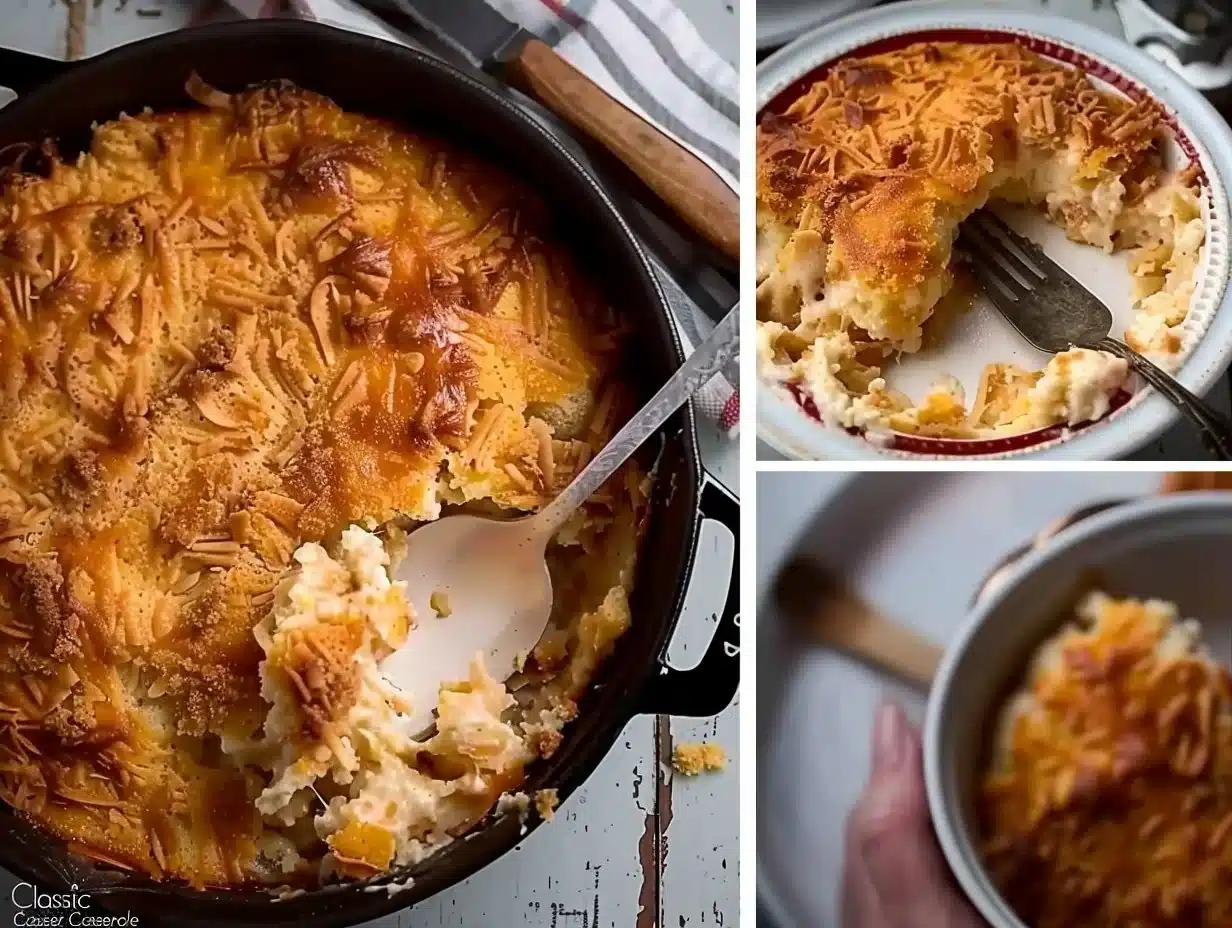 Classic Vintage Casserole 1 Classic vintage casserole dish showcasing timeless design and functionality.