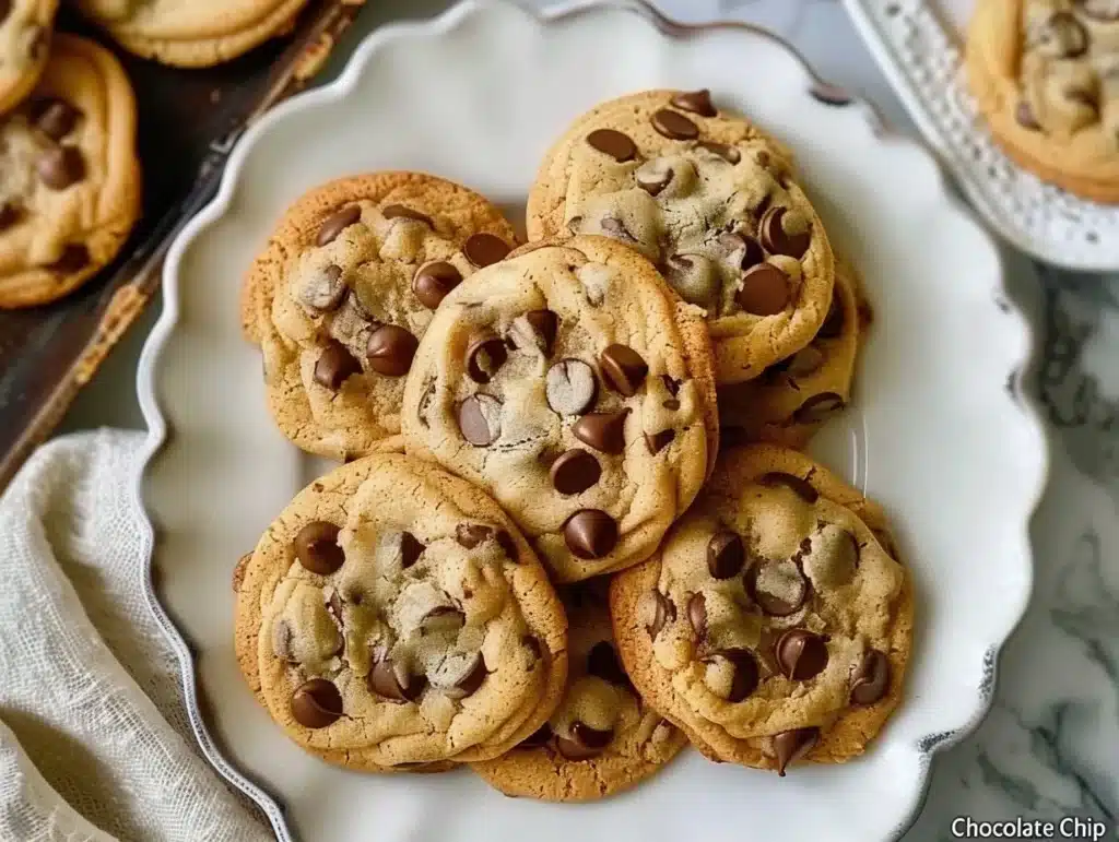 Delicious Nestle Toll House chocolate chip cookies fresh out of the oven