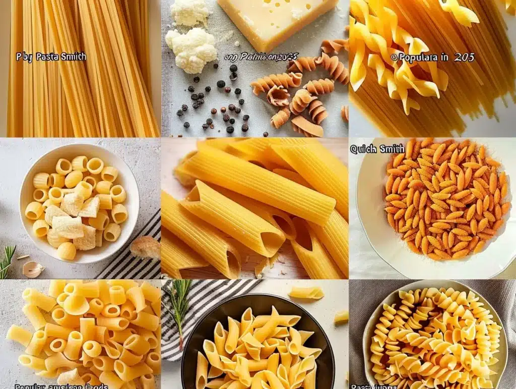 Delicious pasta dishes and quick recipes for snacks and meals